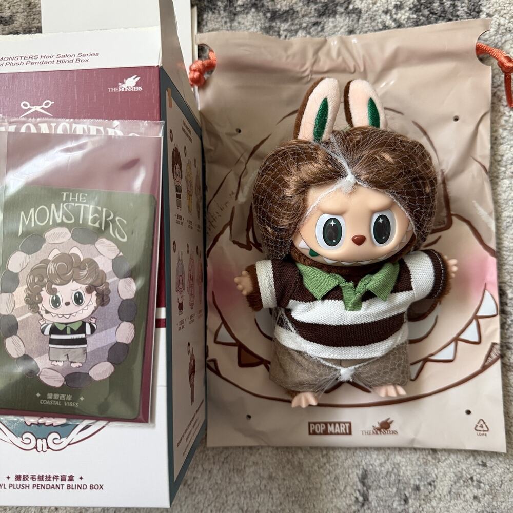 Pop Mart The Monsters Labubu Hair Salon Series Vinyl Plush - Coastal Vibes